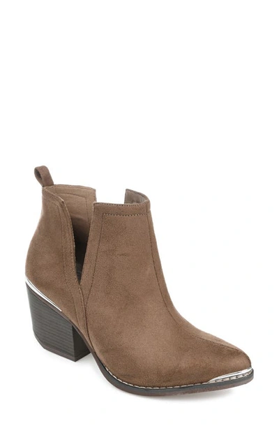 Journee Collection Issla Bootie In Brown