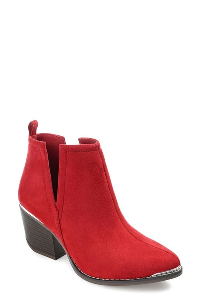 Journee Collection Issla Bootie In Red