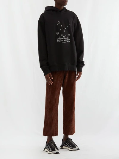 Maison Margiela Hooded Sweatshirt In Black