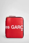 Comme Des Garçons Unisex Red Wallets & Cardholders In Red