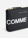 Comme Des Garçons Wallets Wallet Logo In Black