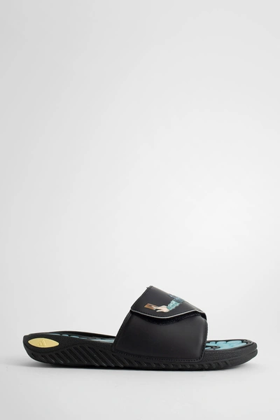 Adidas Originals Reptossage Hook-and-loop Black/blue Slides