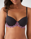 Wacoal Embrace Lace Contour Bra In Blackberry Multi