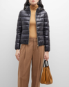 Herno Giada Ultralight Puffer Coat In Black