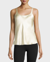 Josie Natori Silk Camisole In Warm White