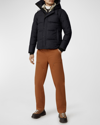Canada Goose Macmillan Padded Parka Jacket In Atlantic Navy Mel