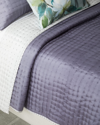 Designers Guild Chenevard Quilt, Queen In Graphite