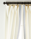 Home Silks Two Andes Navy Curtains, 96"l In Navy