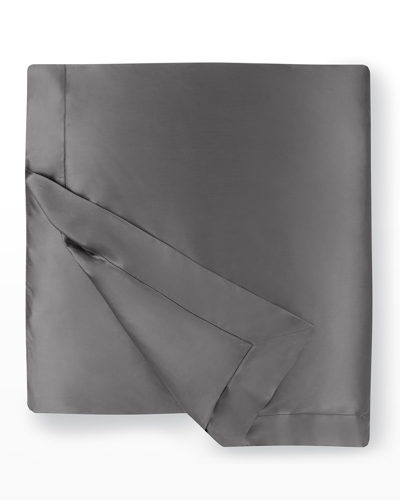 Sferra Giotto Duvet Cover, King In Titanium