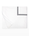 Sferra Grande Hotel Duvet Cover, Twin In White/black