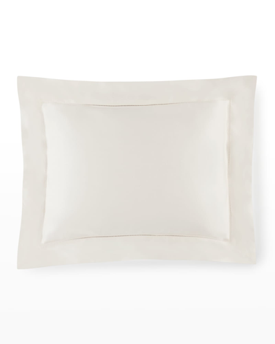 Sferra King Hemsti Thread Counth Sateen Sham In Ivory