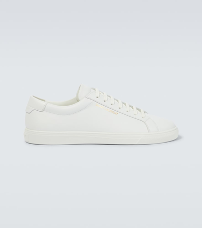 Saint Laurent Andy Low-top Sneakers In White