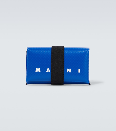 Marni Origami Logo钱包 In Blue