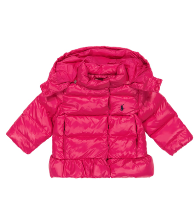 Polo Ralph Lauren Baby Quilted Down Jacket In Sport Pink