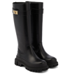 DOLCE & GABBANA LEATHER KNEE-HIGH BOOTS