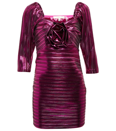 Loveshackfancy Thompson Dress In Fuchsia In Pink-drk