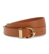 Khaite Bambi Leather Belt In Caramel