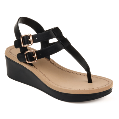 JOURNEE COLLECTION COLLECTION WOMEN'S TRU COMFORT FOAM BIANCA WEDGE SANDAL
