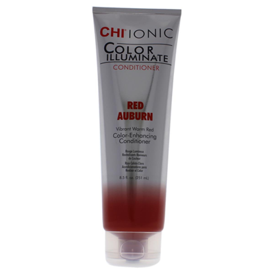 Chi I0083996 8.5 oz Ionic Color Illuminate Hair Color Conditioner For Unisex - Red Auburn