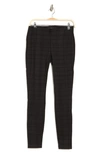 Nanette Lepore Pull-on Plaid Pants In Very Black