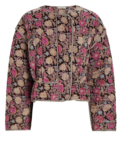 Isabel Marant Étoile Gelio Quilted Floral Jacket In Multi