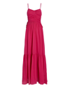 Isabel Marant Étoile Giana Ruched Maxi Dress In Pink