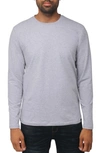 X-ray Crew Neck Long Sleeve T-shirt In Cloud Grey