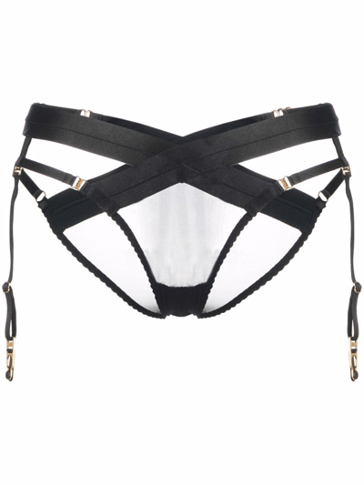 Bordelle Tomoe Harness Briefs In Black