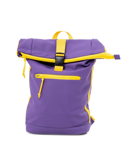 X-ray Men's Waterproof Expandable Backpack In Purple Yellow