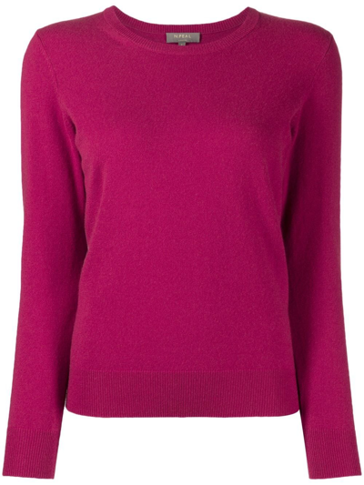 N.peal Fine-knit Cashmere Jumper In Purple