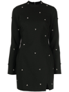 Likely Phillips Crystal-embellished Minidress In Black