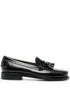 Sebago Tassel-trim Leather Loafers In Black