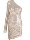 ALEXANDRE VAUTHIER SEQUIN-EMBELLISHED ONE-SHOULDER MINIDRESS