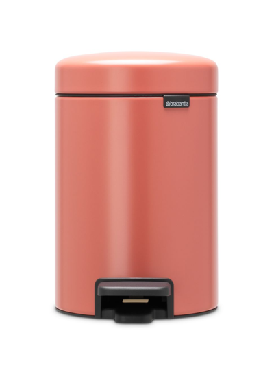 Brabantia Newicon 0.75 Gallon Step Can In Terracotta Pink