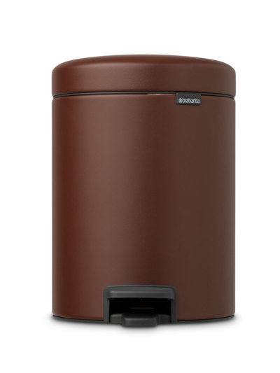 Brabantia Newicon 0.75 Gallon Step Can In Mineral Brown