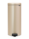 Brabantia Newicon 8 Gallon Step Can In Champagne