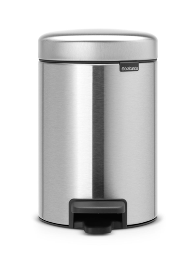 Brabantia Newicon 0.75 Gallon Step Can In Matte Steel