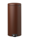 Brabantia Newicon 8 Gallon Step Can In Mineral Brown