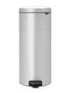 Brabantia Newicon 8 Gallon Step Can In Metallic Grey