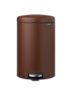 Brabantia Newicon 5.25 Gallon Step Can In Mineral Brown
