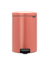 Brabantia Newicon 5.25 Gallon Step Can In Terracotta Pink