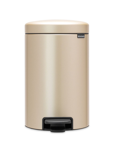 Brabantia Newicon 3.25 Gallon Step Can In Champagne