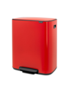 Brabantia Bo 2-compartment Step Can In Passion Red