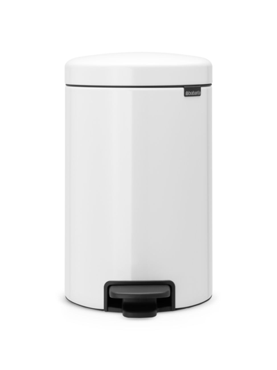 Brabantia Newicon 3.25 Gallon Step Can In White