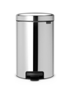 Brabantia Newicon 3.25 Gallon Step Can In Brilliant Steel