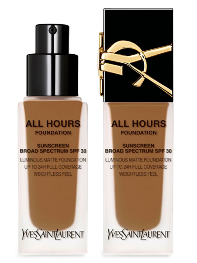 Saint Laurent All Hours Luminous Matte Foundation 24h Wear Spf 30 With Hyaluronic Acid In Dn5