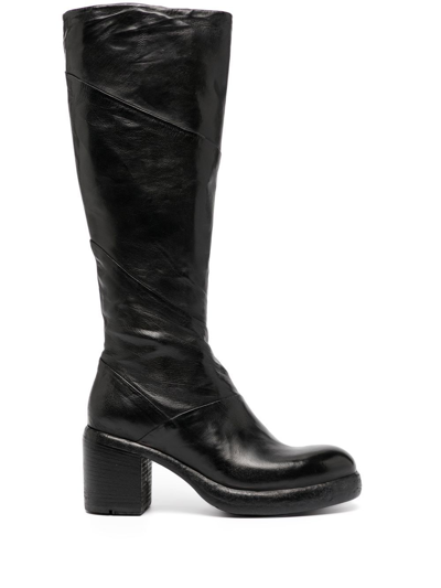 MADISON.MAISON KNEE-LENGTH BLOCK-HEEL 80MM BOOTS