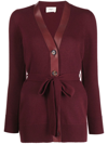 BALLY BELTED BUTTON-UP CARDIGAN