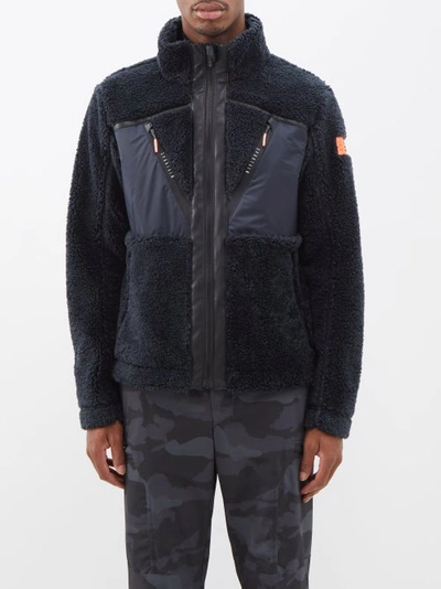 Sportalm High-neck Polar-fleece Jacket In 58 Deep Grey