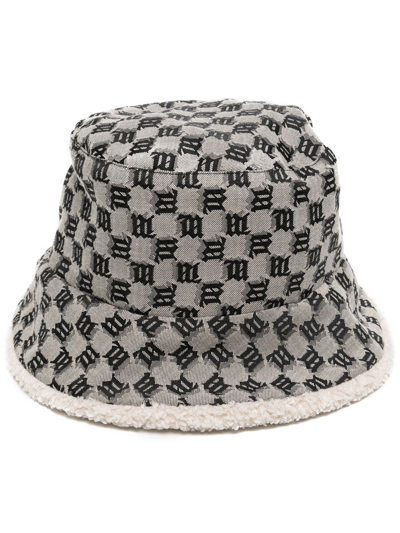 Misbhv Monogram-print Bucket Hat In Multicolour